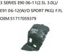 3 SERIES E90 06-11(2.5L 3.0L)/ E91 06-12(W/O SPORT PKG) F.FL OEM:51717059379