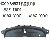 FOR KA KX5 2017/SPORTAGE 2016 HOOD BARKET机盖锁护板B6361-F100086361-D900086362-D9000