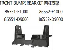 FOR KA KX5 2017/SPORTAGE 2016 FRONT BUMPERBARKET前杠支架 86551-F1000     86552-F1000 86551-D9000 86552-D9000