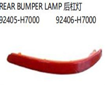 FOR KIA PEGAS/SOLUTO 2018 REARBUMPER LAMP后杠灯92405-H7000  92406-H7000