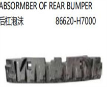 FOR KIA PEGAS/SOLUTO 2018 ABSORMBER OF REAR BUMPER后杠泡沫86620-H7000