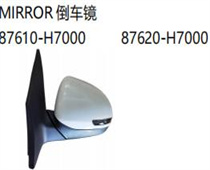 FOR KIA PEGAS/SOLUTO 2018 87620-H7000 87610-H7000MIRROR倒车镜