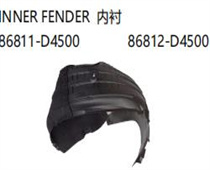FOR KA K5 2019 INNER FENDER内衬86811-D4500 86812-D4500