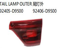 FOR KA SPORTAGE 2019 TAIL LAMP OUTER尾灯外92405-D950092406-D9500
