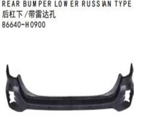 FOR KA RIO X LINE 2020 REAR BUMPER LOW ER EUSSAN TYPE后杠下/带雷达孔86640-H0900