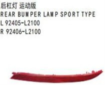 FOR KA K5 2020  后杠灯运动版 REAR BUWPER LAMP SPORTTYPE L.92405-L2100R 92406-L2100
